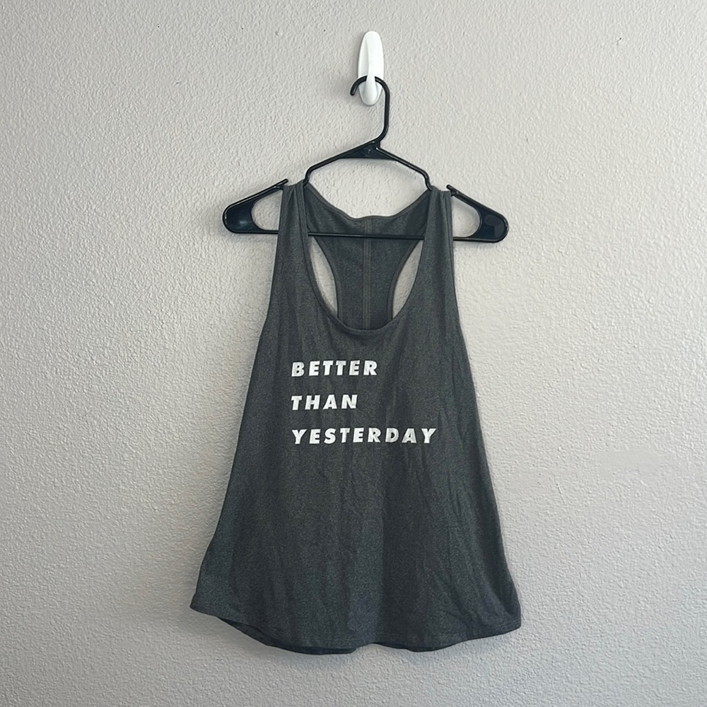 Large Graphic Razor Back TanK Top